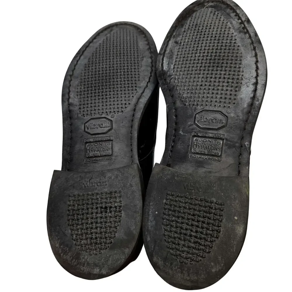 Nunn Bush 9M Men's Dress Shoes Black 9 Medium High Polish Lace Up.